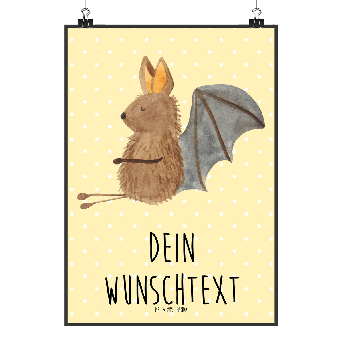 Personalised poster bat Sit card, gift ideas, gifts, small animals, cute, cute animal motives, hand drawn, funny sayings, good mood, special gifts, animal lover, relax, bat, bats