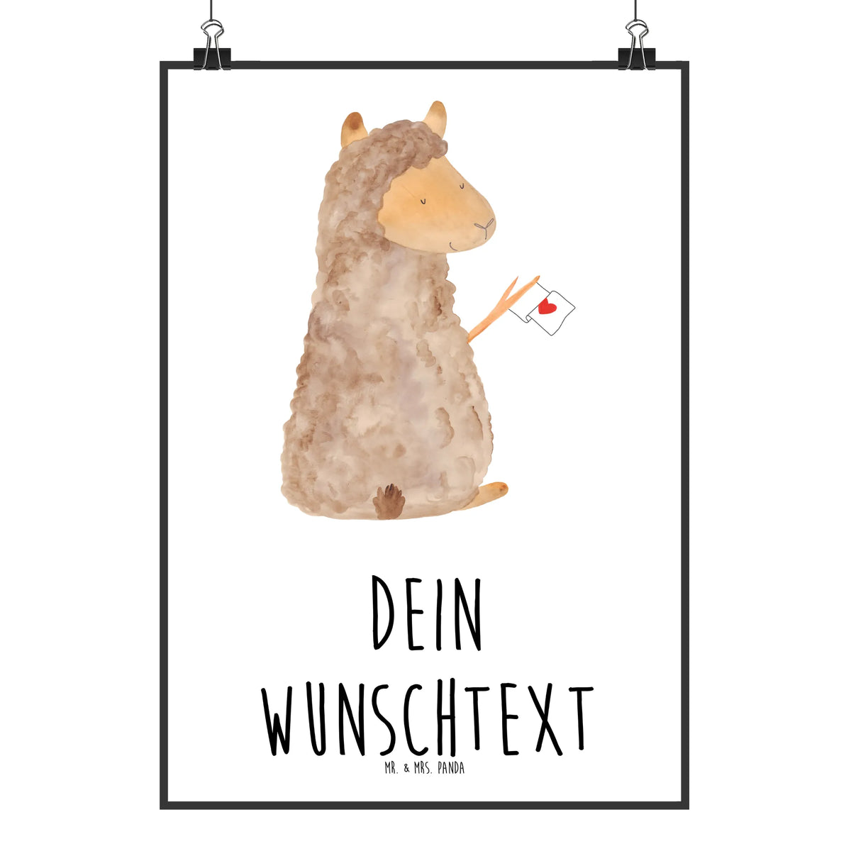 Personalised poster alpaca banner alpaca, animal, llama, pako, camel, Peru, favourite animal, Alpaca, llamas, alpacas
