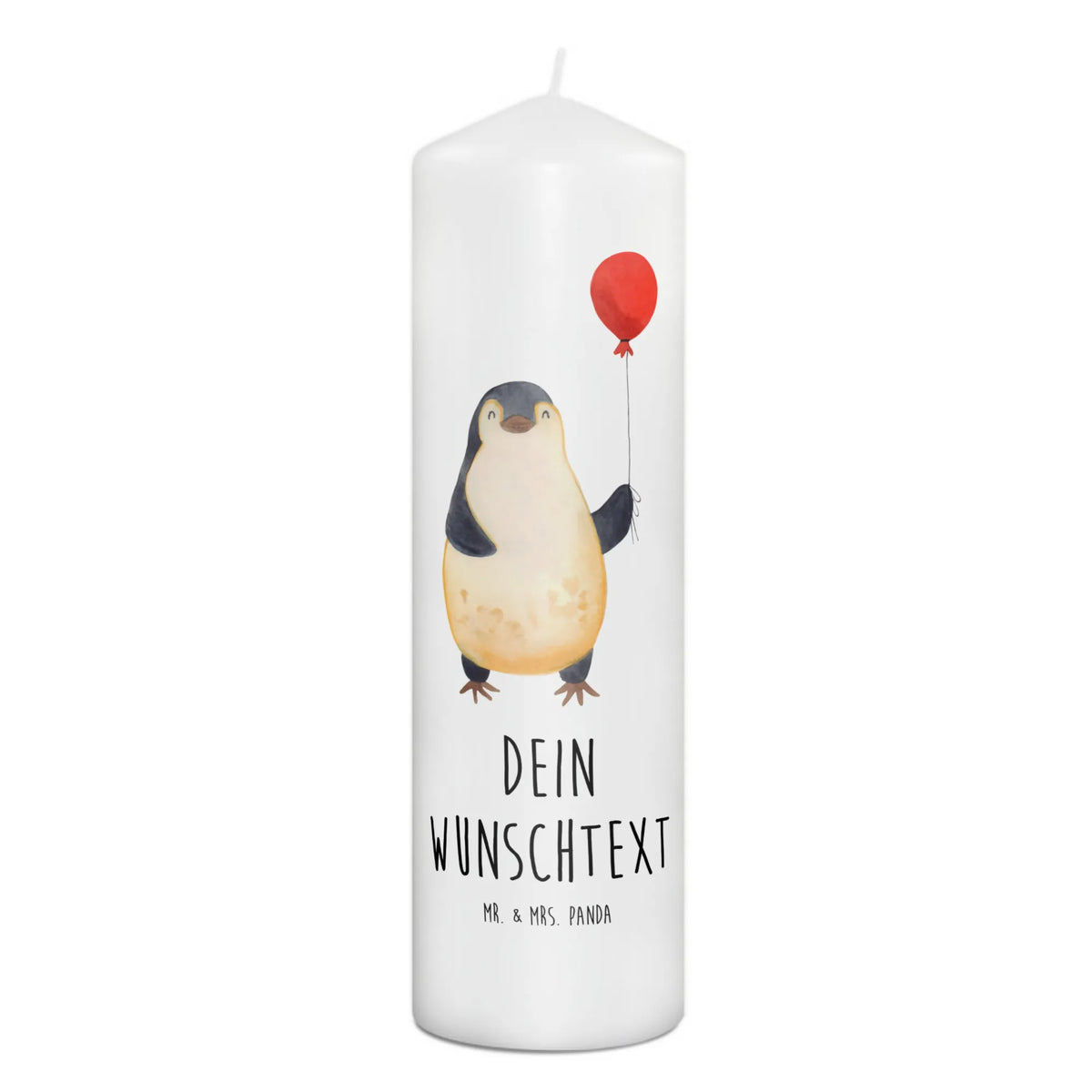 Personalised candle Penguin balloon North Pole, Penguins, gift idea, love of life, new life, penguins, gift girlfriend, new start, balloon, best friend