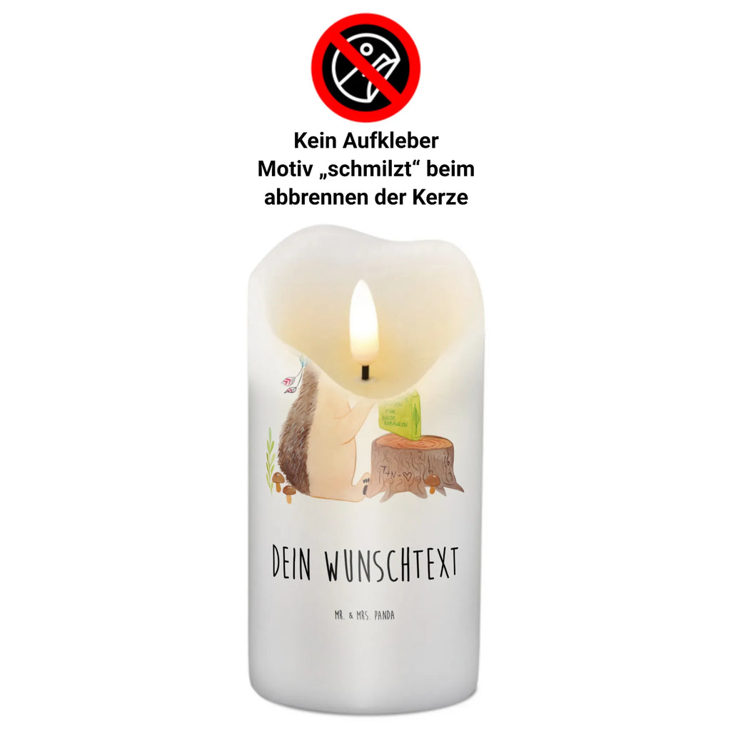 Personalizowana świeca jeż Ozdoba z piór Waldtiere, zwierzęta