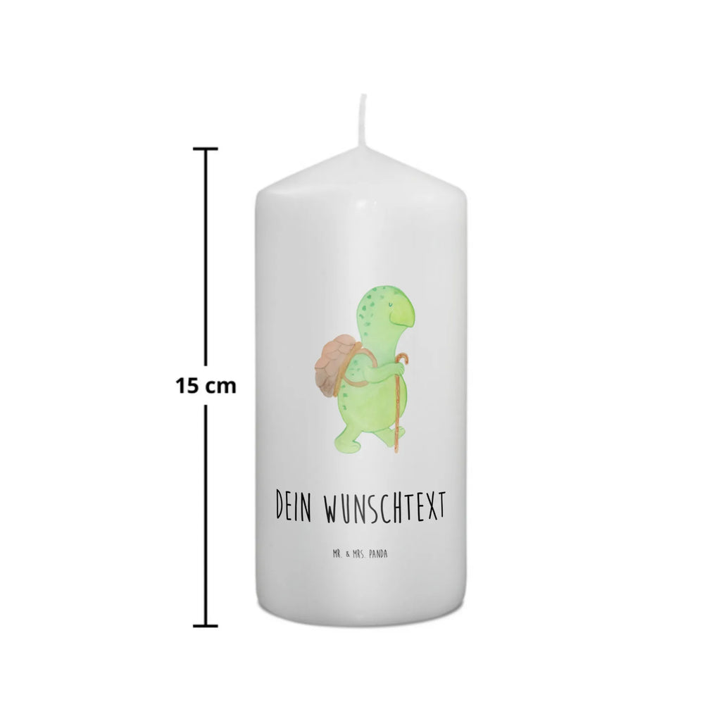 Personalizowana świeca żółw Wędrowiec Skałka