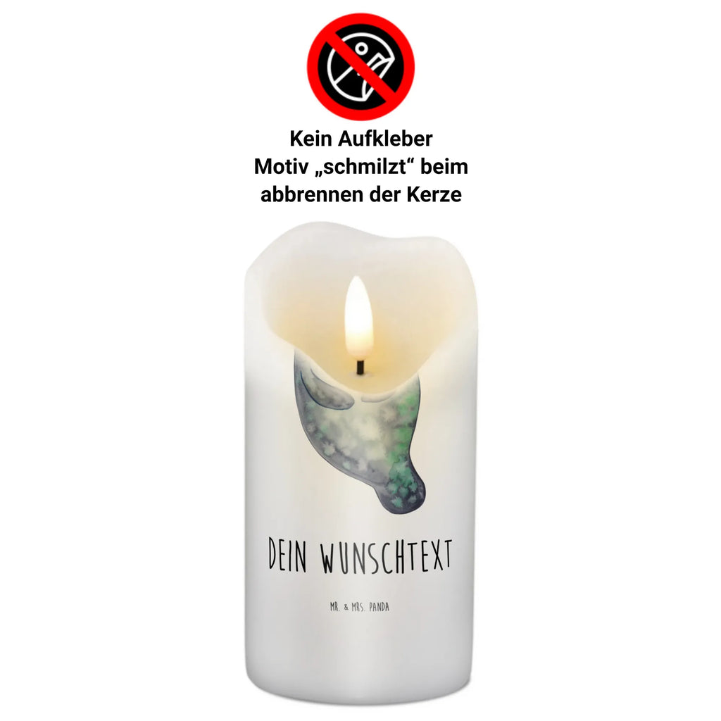 Personalised candle manatee happy Seafood, aquatic animals, ocean, sea, fish, shells, corals, reef, whale, narwhal, sea urchin, lobster, platypus, turtle, manatee, crocodile, orca, shrimp, gifts for seafood lovers, water world, underwater animals, underwater world, vacation, deep sea, seafood fans, gift ideas, seafood decoration, seafood posters, New beginning, Lovesickness, Respect, Carefulness, Girlfriend, Satisfaction, Manatee, Self-love, Manatees, New start