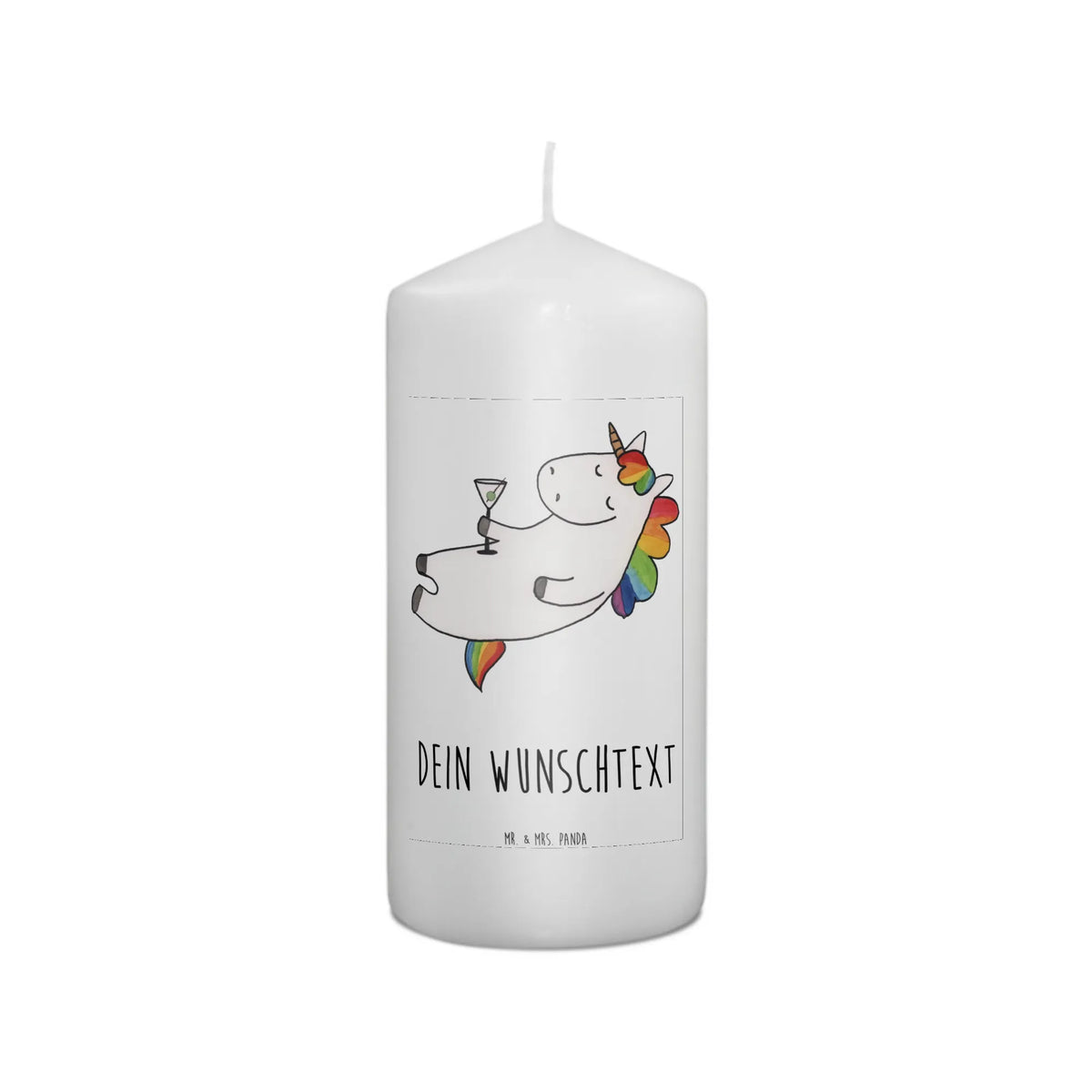 Personalised candle unicorn cocktail unicorn, unicorns, caipirinha, rum, fun, girlfriend gift, celebrating, girlfriend present, champagne, party, birthday