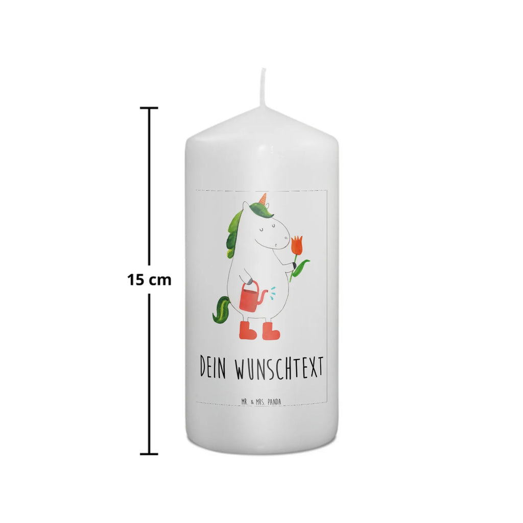 Personalizowana świeca jednorożec ogrodnik Jednorożec, jednorożce, dekoracje jednorożca, jednorożec