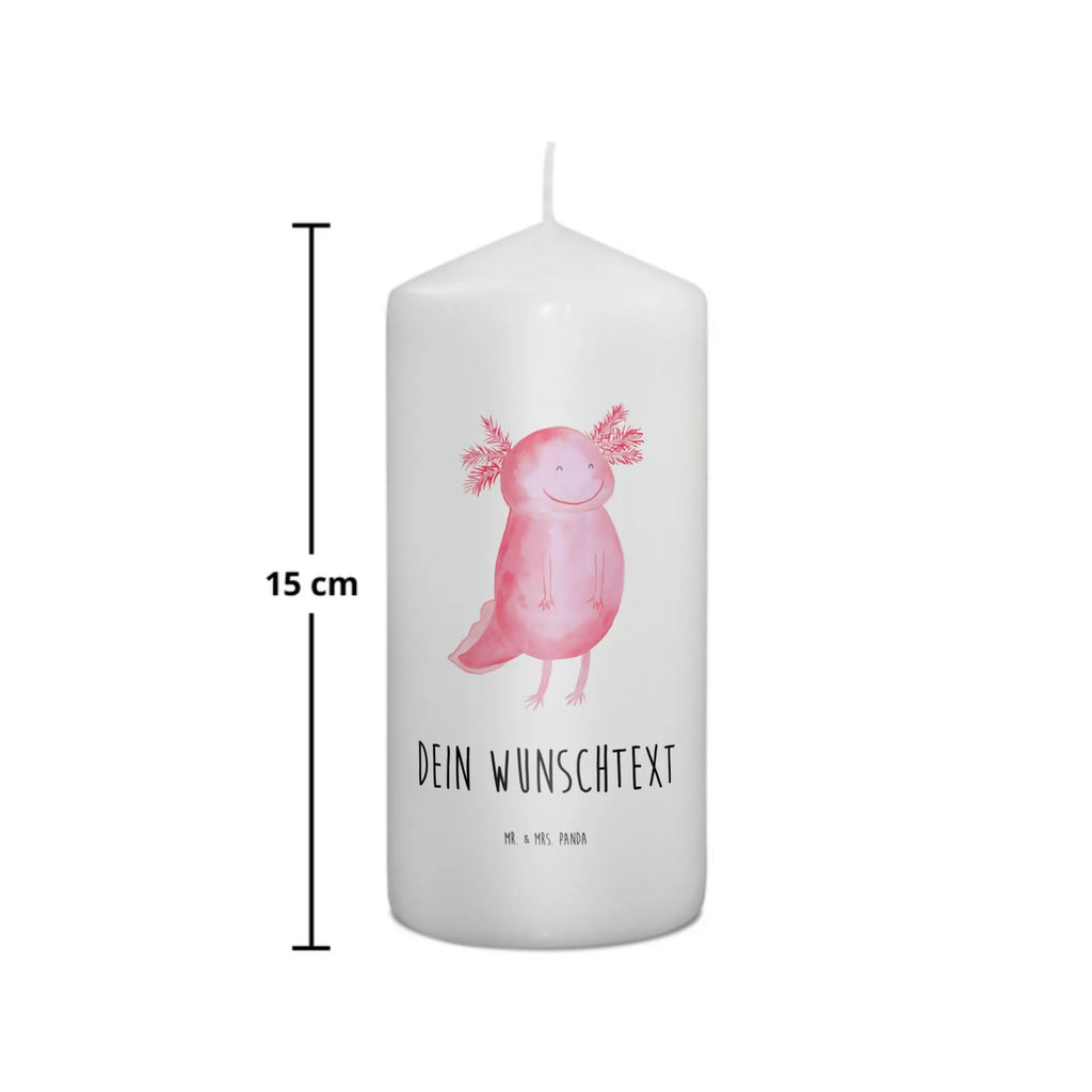 Personalisierte Kerze Axolotl glücklich Kerze, Taufkerze, Kommunionskerze, Geburtstagskerze, Geschenk Kerze, Taufgeschenk Kerze, Kerze mit Druck, Besondere Kerze, Geschenkidee Kerze, Kerze für Kommunion, kerze personalisiert, personalisierte kerze, personalisierte kerzen, Axolotl, Molch, Axolot, Schwanzlurch, Lurch, Lurche, Motivation, gute Laune