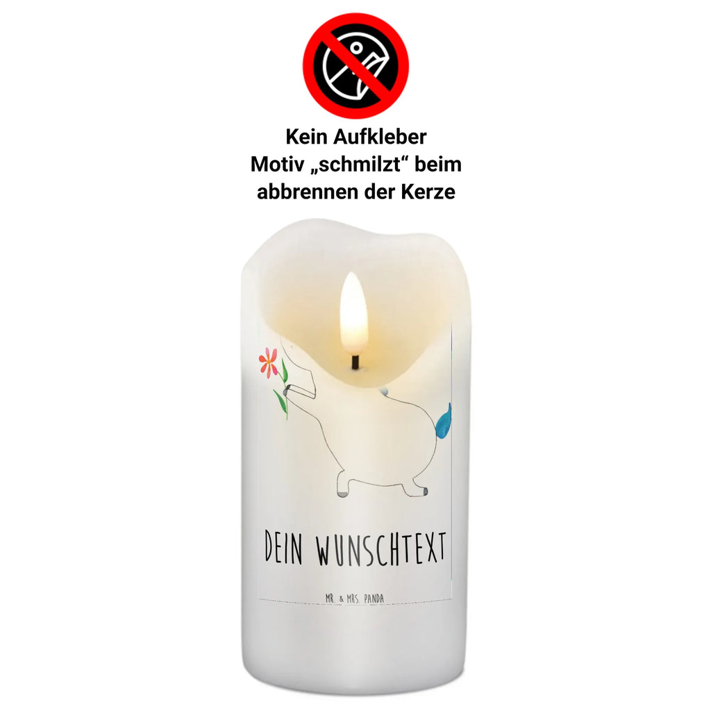 Personalizowana świeca jednorożec kwiat Jednorożec, jednorożce, dekoracje jednorożca, jednorożec