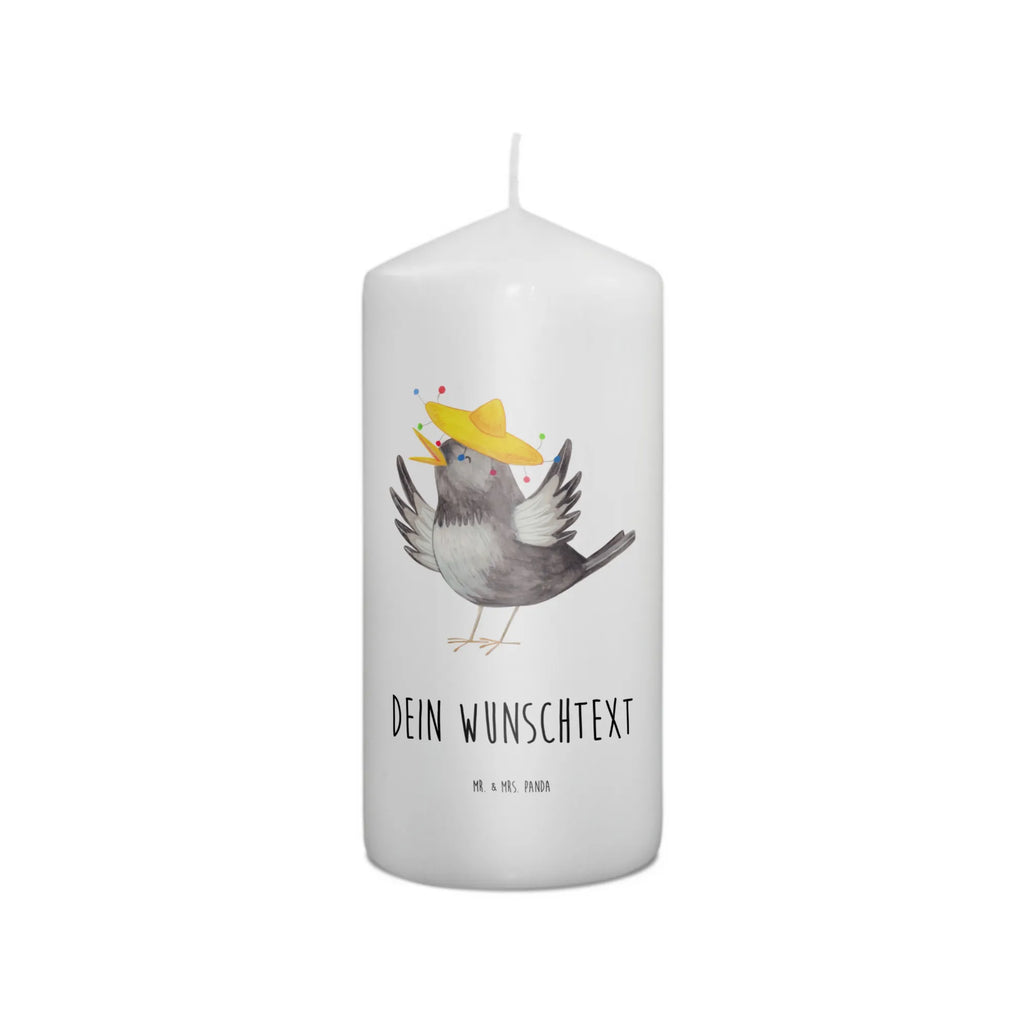 Personalizowana świeca kruk Sombrero Motywy zwierzęce, dobra energia, zabawne powiedzonka, zwierzęta