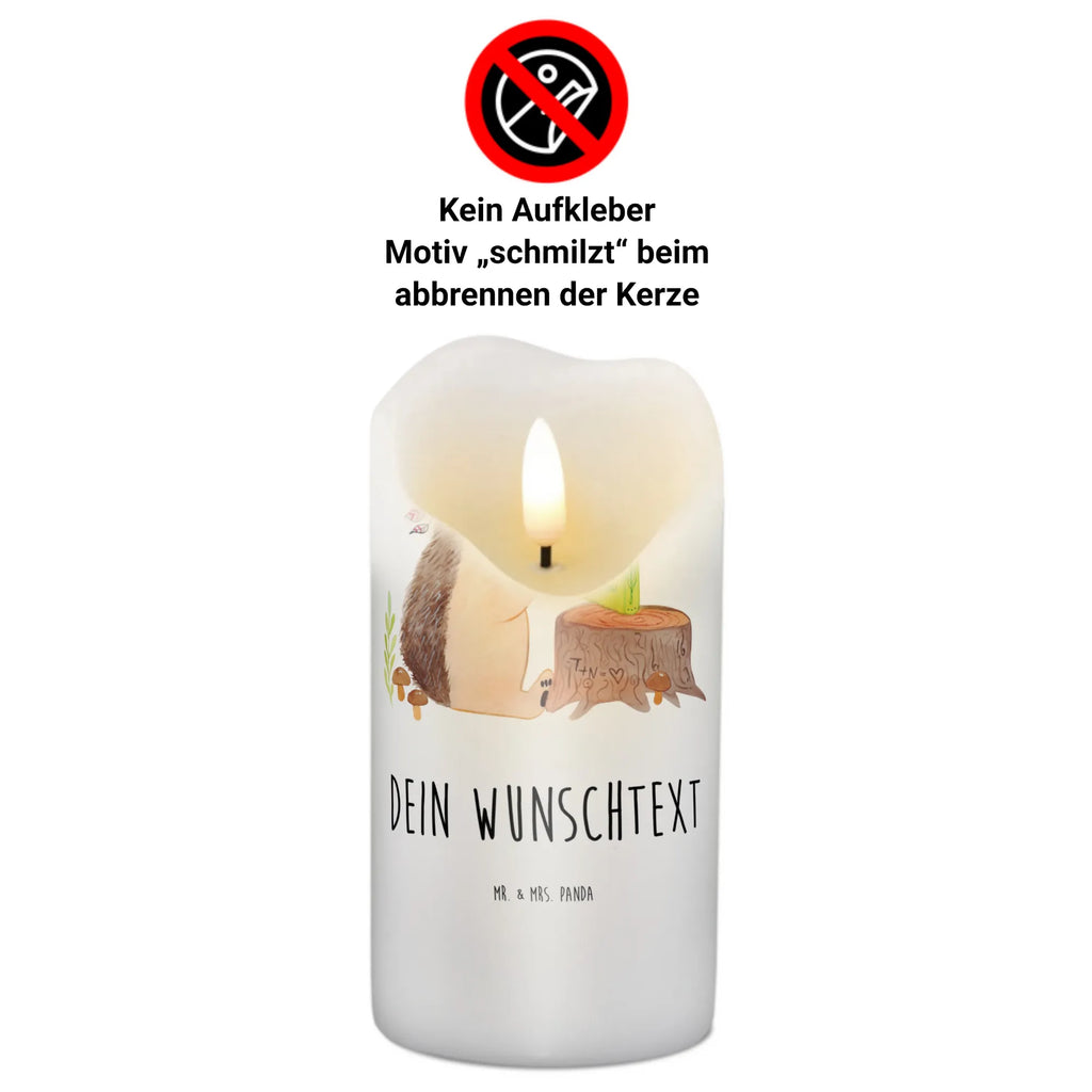 Personalizowana świeca jeż Ozdoba z piór Waldtiere, zwierzęta