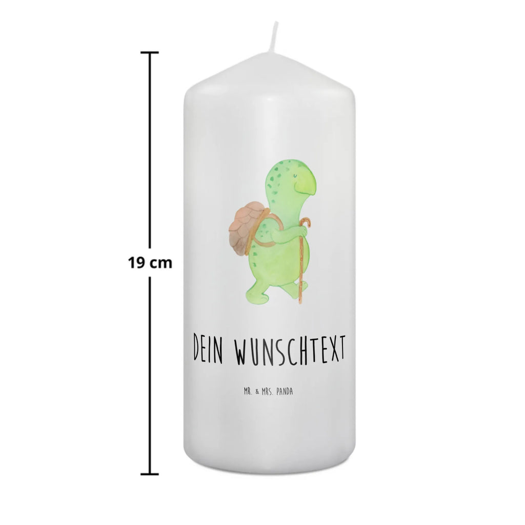 Personalizowana świeca żółw Wędrowiec Skałka