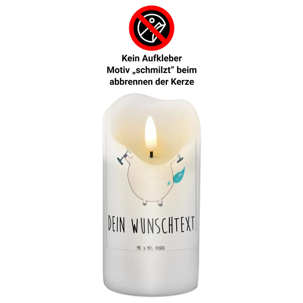 Personalised candle unicorn fitness unicorn, unicorns, Fitnessstudio, Unicorn, Sixpack, Diet, Fitness, Gym, Unicorns, Dieting, model, English, Sports