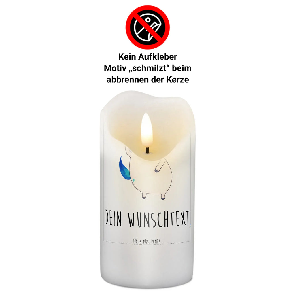 Personalizowana świeca jednorożec Mężczyzna Jednorożec, jednorożce, dekoracje jednorożca, jednorożec