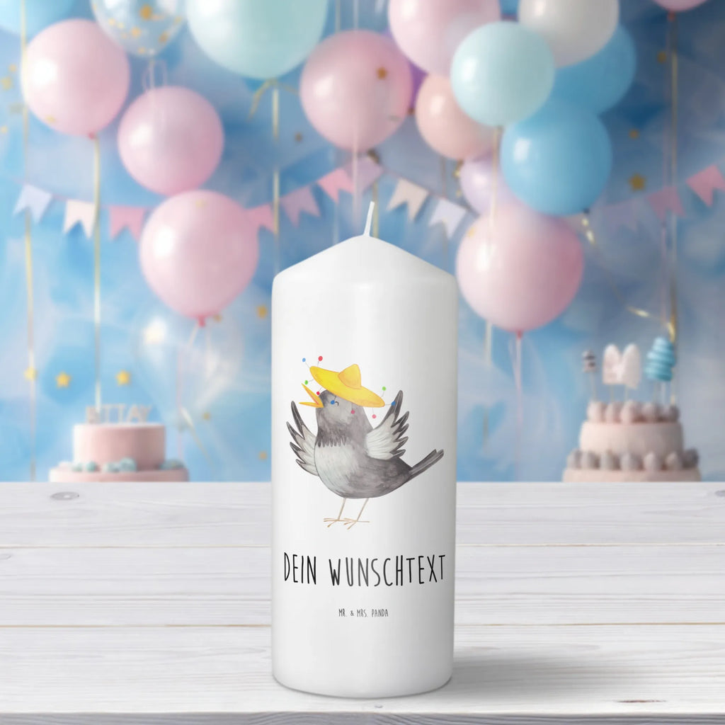 Personalizowana świeca kruk Sombrero Motywy zwierzęce, dobra energia, zabawne powiedzonka, zwierzęta