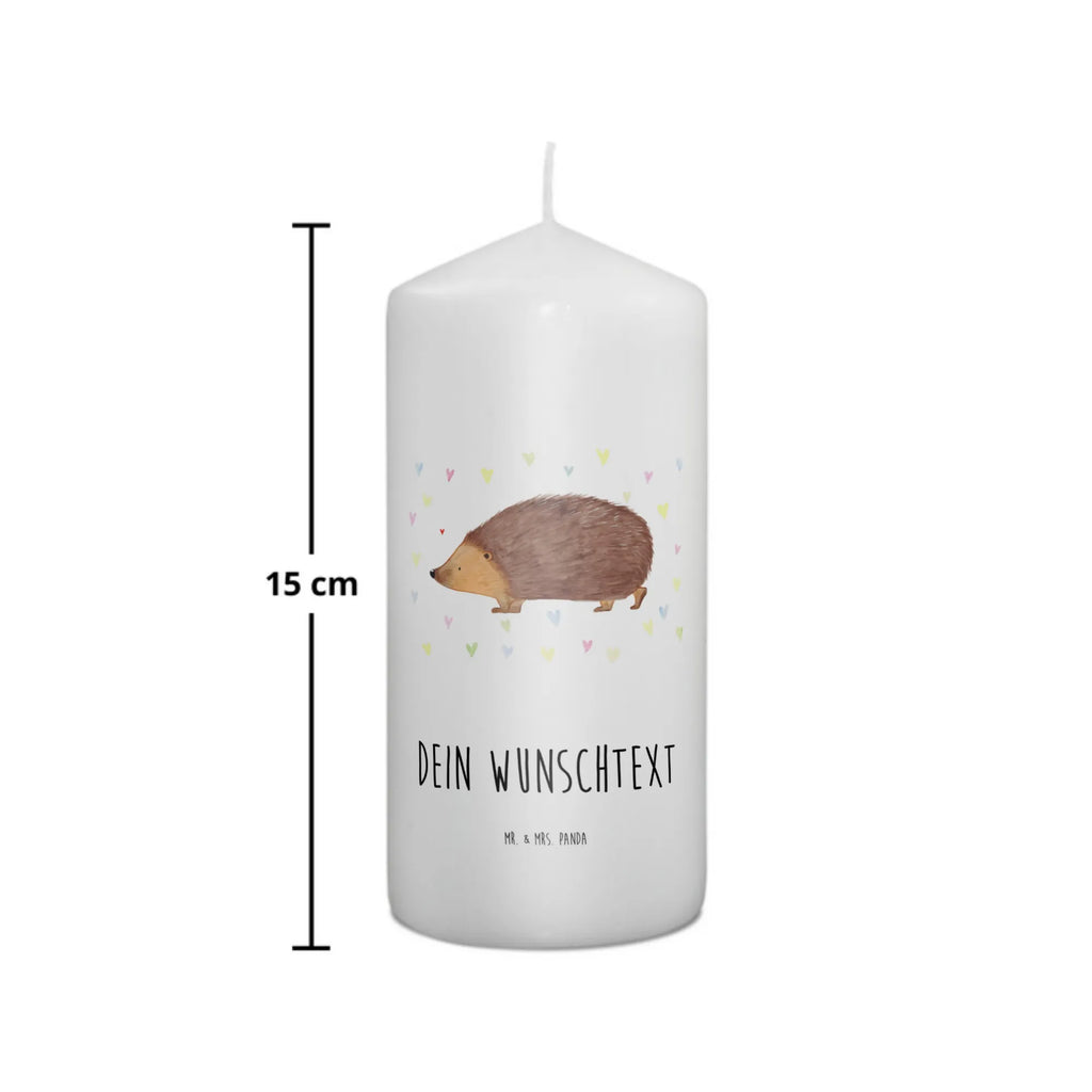 Personalizowana świeca jeż serca Motywy zwierzęce, dobra energia, zabawne powiedzonka, zwierzęta