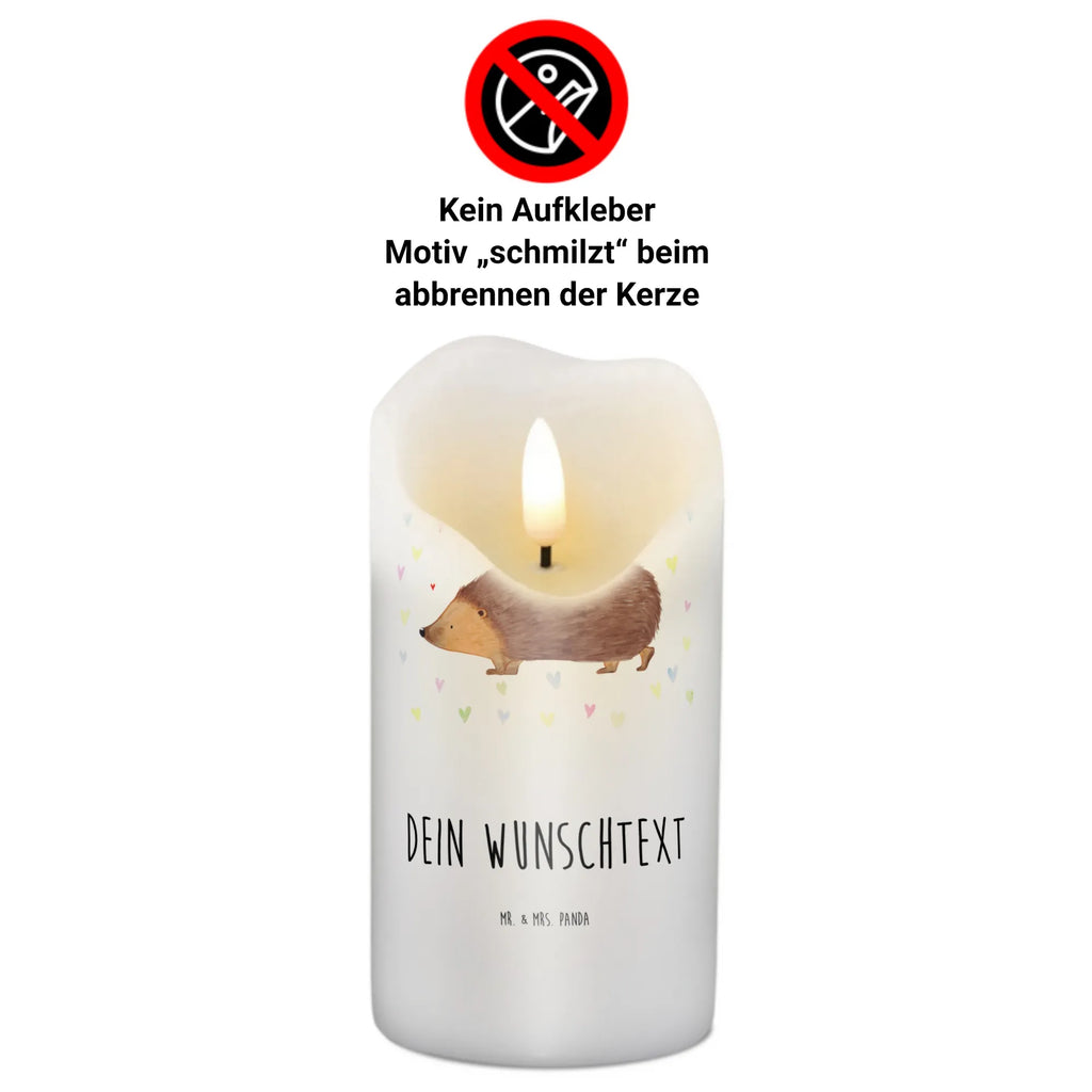 Personalizowana świeca jeż serca Motywy zwierzęce, dobra energia, zabawne powiedzonka, zwierzęta