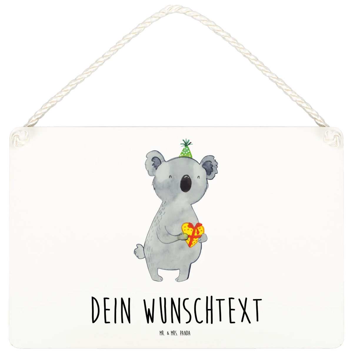 Personalised decorative sign Koala bear Gift Present, Birthday