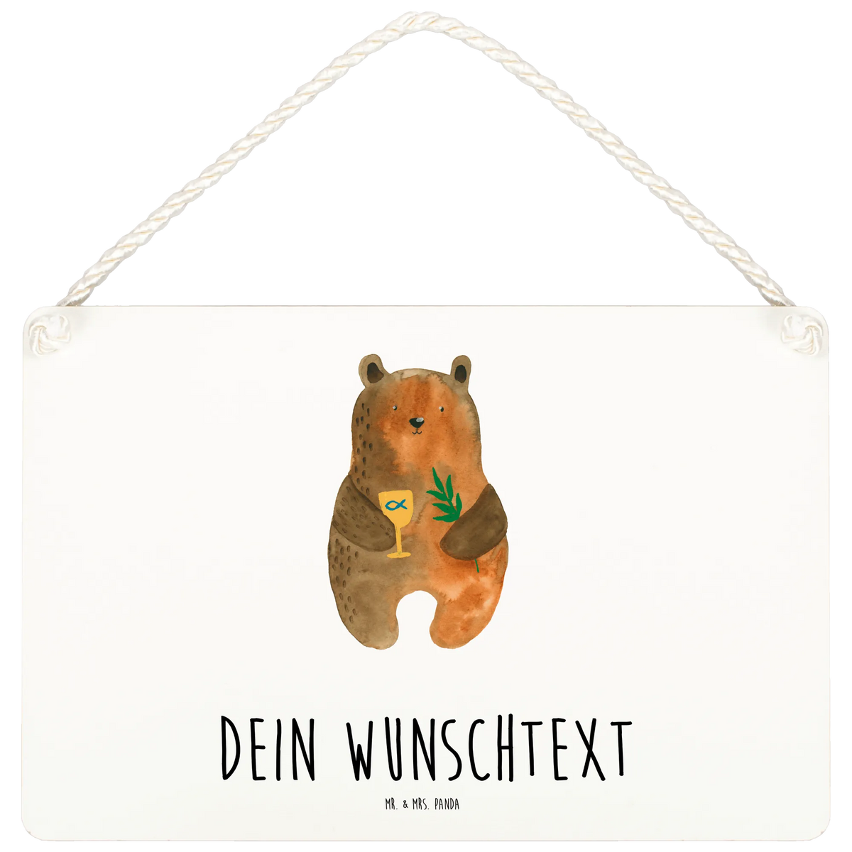 Personalisiertes Deko Schild Bär Konfirmation Namensschilder personalisiert, Türschilder personalisiert, Dekoschild Personalisiert, Personalisiertes Schild, Personalisiertes Holzschild, Personalisiertes Deko Schild, Türschilder mit Namen, Schild personalisiert, Teddybär, Teddy, Bär, Evangelisch, Gottesdienst, Konfirmation, Kirche