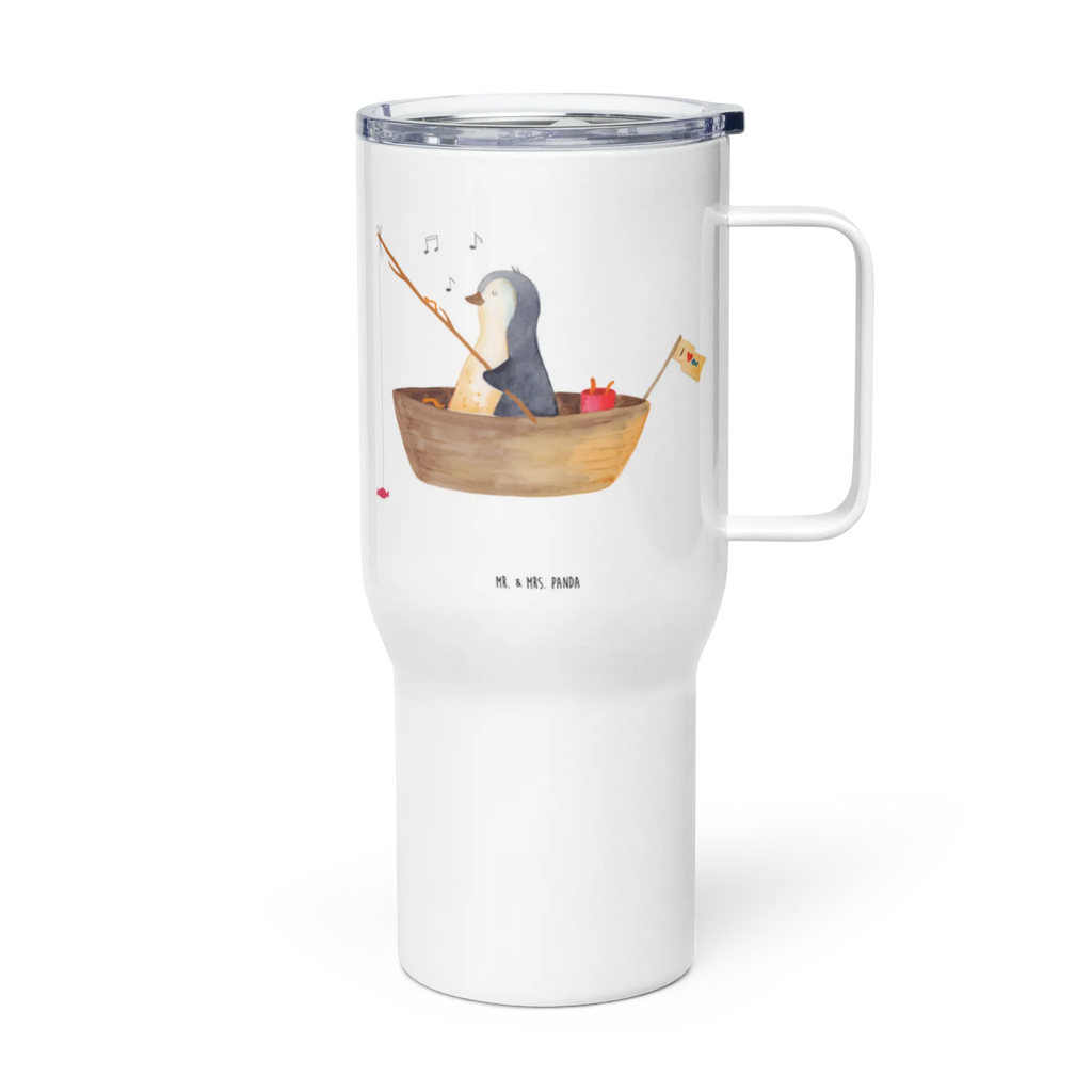 XXL Thermobecher Pinguin Angelboot Jumbo Becher, XL Thermobecher, XL Reisetasse, Reisebecher, Autobecher, Großer Thermobecher, Thermobecher, Pinguin, Boot, Motivation, Trennung, Angeln, Angelboot, Leben, Geschenkidee Liebeskummer, Lebenslust, Scheidung, genießen, Neuanfang, Neustart, Pinguine
