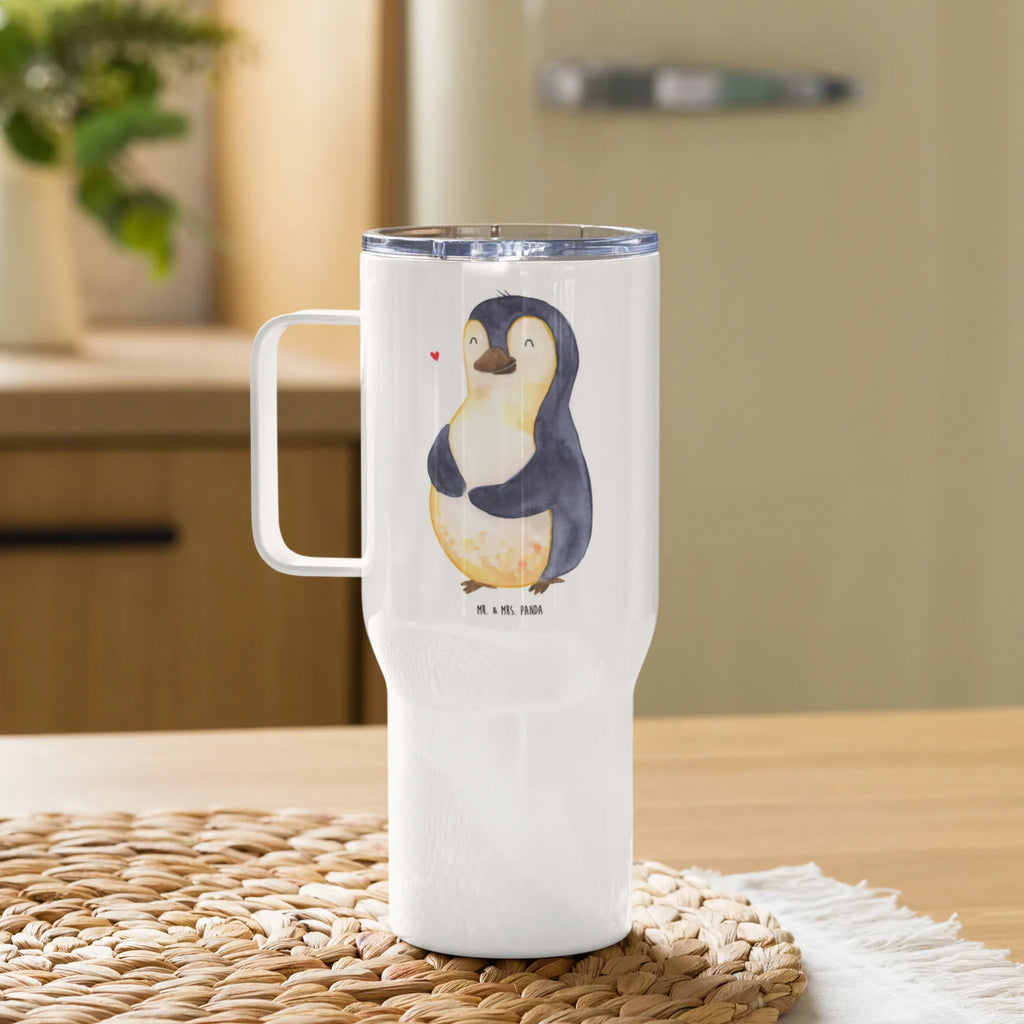 XXL Thermobecher Pinguin Diät Jumbo Becher, XL Reisetasse, Reisebecher, Autobecher, Großer Thermobecher, XL Thermobecher, Thermobecher, Pinguin, Gewicht, Körperliebe, Diät, Motivation, Abspecken, Abnehmen, Selbstliebe, Selbstrespekt, Pinguine