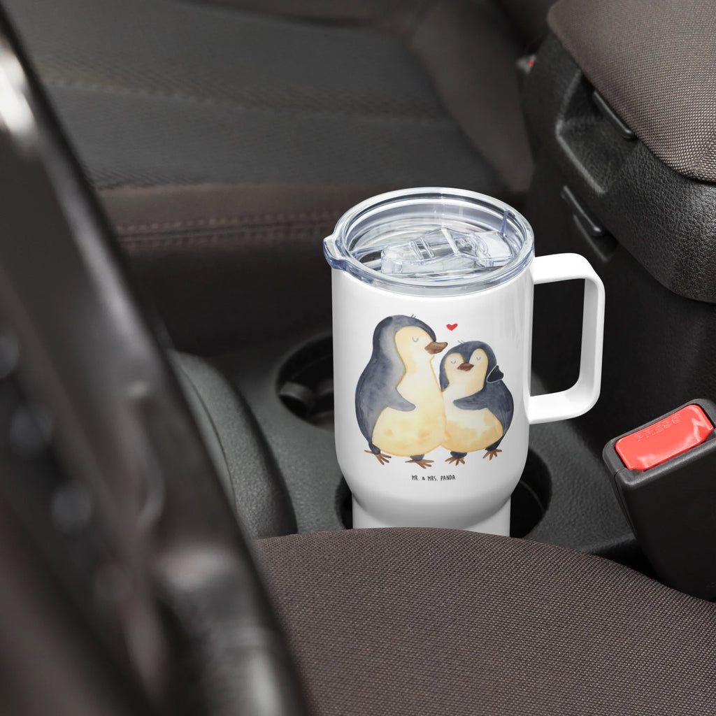 XXL Thermobecher Pinguin umarmen XL Reisetasse, Reisebecher, Großer Thermobecher, Autobecher, Thermobecher, XL Thermobecher, Jumbo Becher, Pinguin, Verlobung, Liebesgeschenk, Liebesbeweis, Jahrestag, Hochzeitstag, Liebe, Hochzeit, Liebespaar, Hochzeitsgeschenk