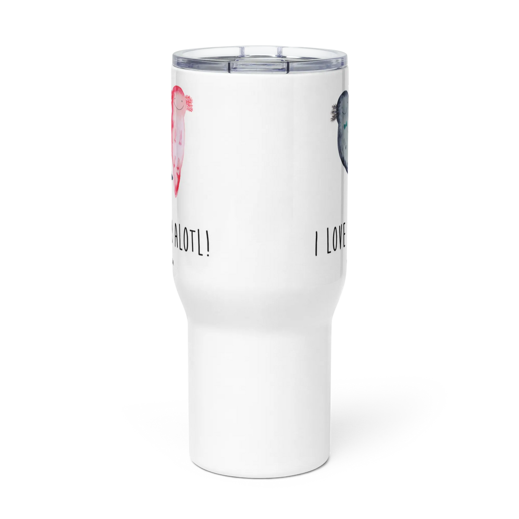 XXL Thermobecher Axolotl Liebe Großer Thermobecher, Autobecher, XL Reisetasse, Jumbo Becher, XL Thermobecher, Reisebecher, Freundin, Freund, Liebe, Liebesgeschenk, Jahrestag, Verlobung, Partner, Ehemann, Ehefrau, Heiraten, Heiratsantrag, Hocheitstag, Geschenk für Frauen, für Ehemann, Liebesbeweis, Hochzeitstag, für Männer, Geschenk für Freundin, Geschenk für Partner, Valentinstag, Mitbringsel