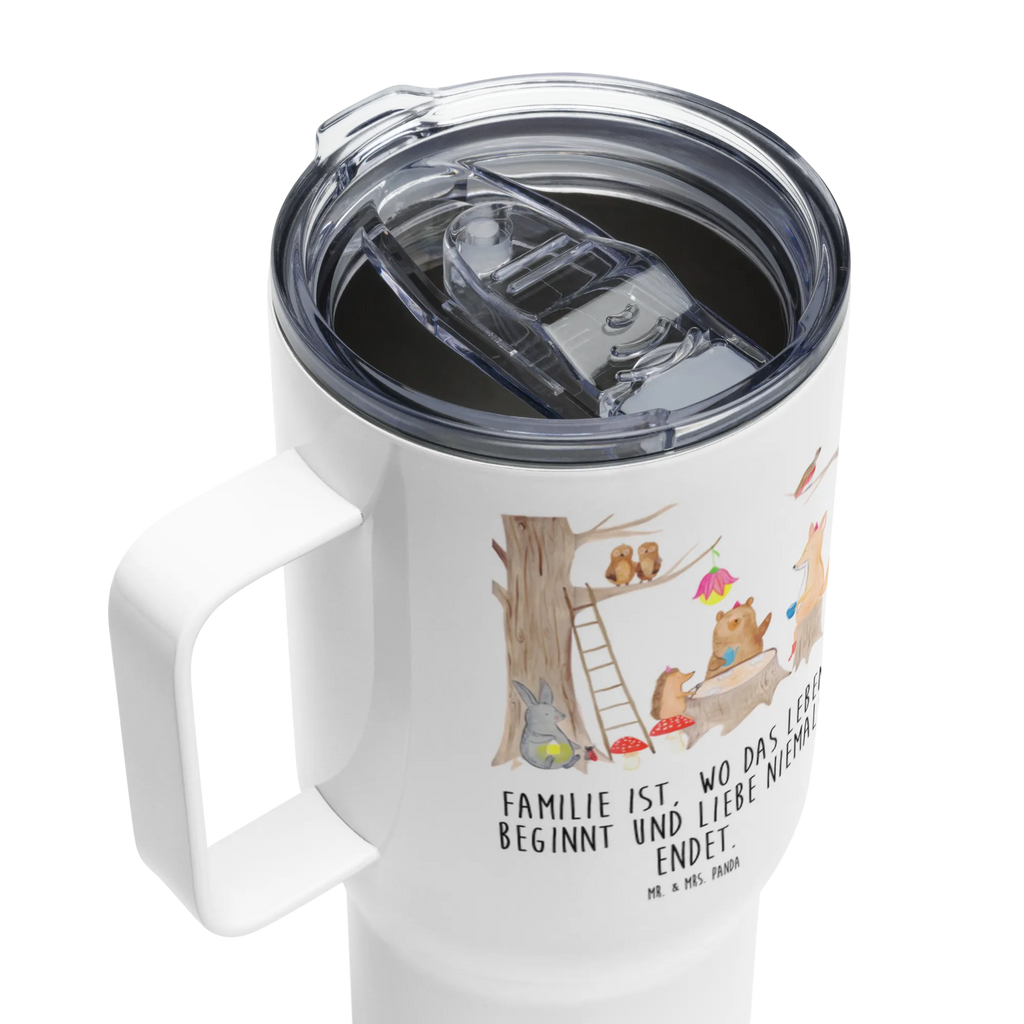 XXL thermal mug forest animals picnic Großer Thermobecher, Reisebecher, Thermobecher, Jumbo Becher, Autobecher, XL Reisetasse, XL Thermobecher, Tiermotive, Gute Laune, lustige Sprüche, Tiere, Wald, Igel, Fuchs, Waldtiere, Eichhörnchen, Maus, Hase, Picknick