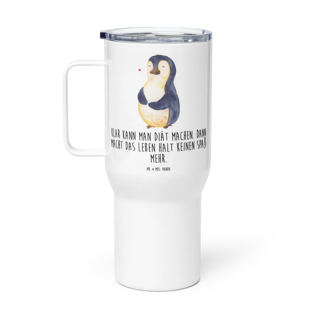 XXL Thermobecher Pinguin Diät Jumbo Becher, XL Reisetasse, Reisebecher, Autobecher, Großer Thermobecher, XL Thermobecher, Thermobecher, Pinguin, Gewicht, Körperliebe, Diät, Motivation, Abspecken, Abnehmen, Selbstliebe, Selbstrespekt, Pinguine