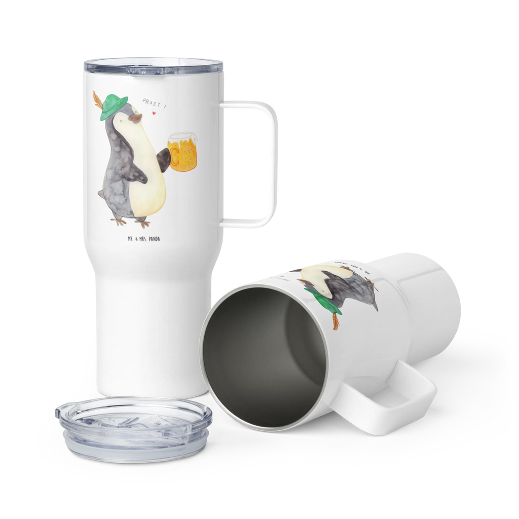 XXL Thermobecher Pinguin Bier Thermobecher, XL Thermobecher, Reisebecher, Autobecher, XL Reisetasse, Jumbo Becher, Großer Thermobecher, Pinguin, Pinguine, Bier, Oktoberfest
