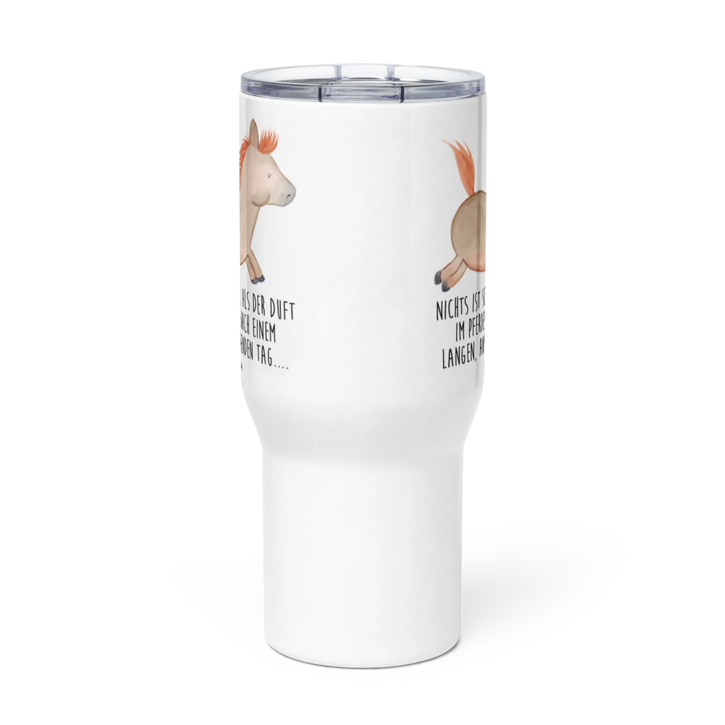 XXL thermal mug Horse Jump XL Thermobecher, Reisebecher, Großer Thermobecher, Jumbo Becher, Autobecher, XL Reisetasse, Bauernhof, Hoftiere, Landwirt, Landwirtin, Ausreiten, Stall, Pferde, Pferd, Pferdestall, Reiten, Pferdebesitzer, Pony