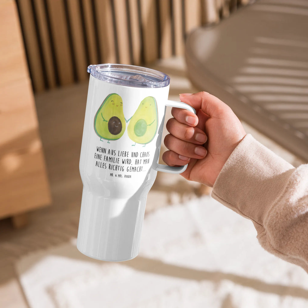 XXL thermal mug avocado pair XL Thermobecher, XL Reisetasse, Reisebecher, Autobecher, Großer Thermobecher, Jumbo Becher, Thermobecher, Avocado, Veggie, Vegan, Gesund, Familie, Hochzeit, Avocuddle, Babyparty, Schwangerschaft, Liebe, Babyshower, Avocados, Kinder, Geburt