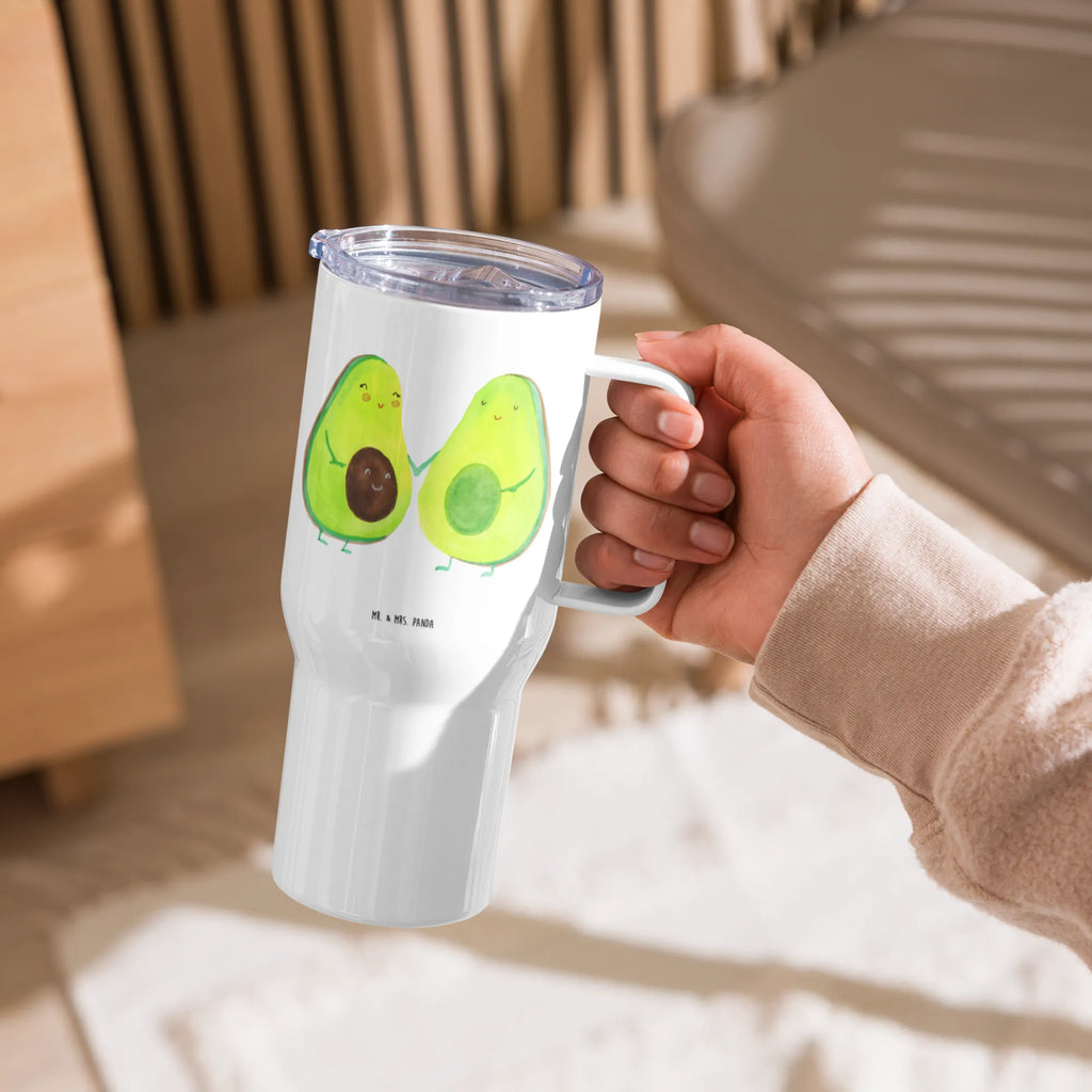 XXL thermal mug avocado pair XL Thermobecher, XL Reisetasse, Reisebecher, Autobecher, Großer Thermobecher, Jumbo Becher, Thermobecher, Avocado, Veggie, Vegan, Gesund, Familie, Hochzeit, Avocuddle, Babyparty, Schwangerschaft, Liebe, Babyshower, Avocados, Kinder, Geburt