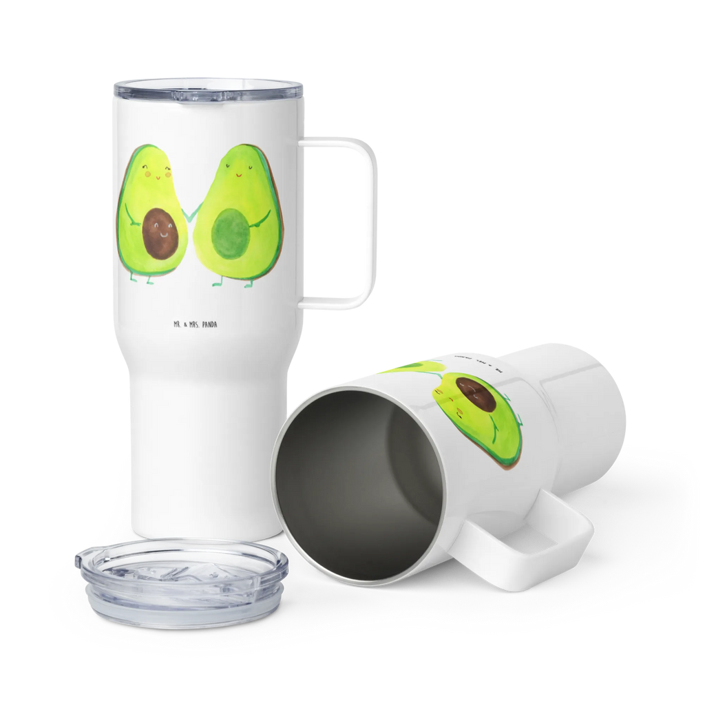 XXL thermal mug avocado pair XL Thermobecher, XL Reisetasse, Reisebecher, Autobecher, Großer Thermobecher, Jumbo Becher, Thermobecher, Avocado, Veggie, Vegan, Gesund, Familie, Hochzeit, Avocuddle, Babyparty, Schwangerschaft, Liebe, Babyshower, Avocados, Kinder, Geburt