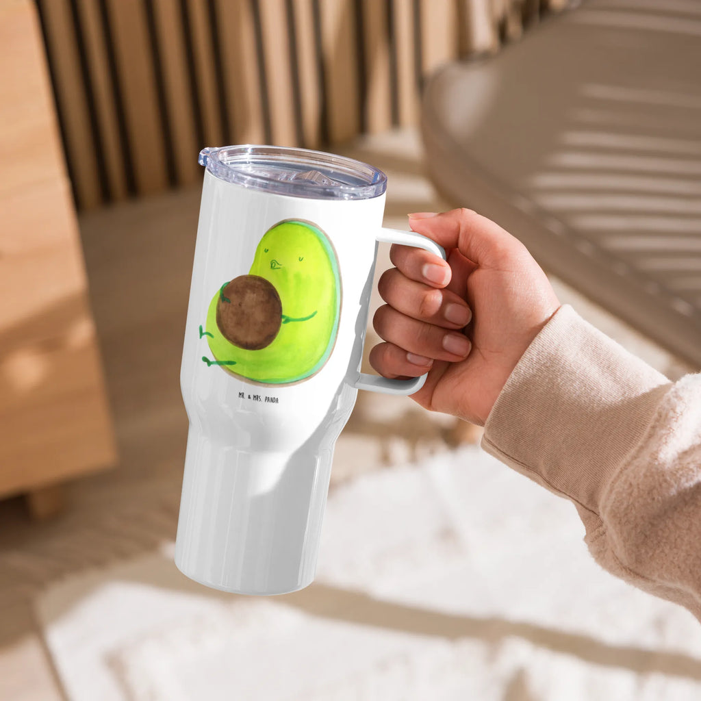 XXL thermal mug avocado Pipes Autobecher, Jumbo Becher, XL Reisetasse, Reisebecher, XL Thermobecher, Großer Thermobecher, Thermobecher, Avocado, Veggie, Vegan, Gesund, dick sein, Ernährung, Diät, Abnehmen
