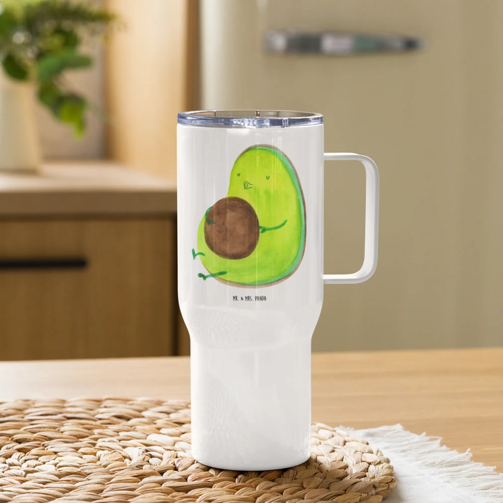XXL thermal mug avocado Pipes Autobecher, Jumbo Becher, XL Reisetasse, Reisebecher, XL Thermobecher, Großer Thermobecher, Thermobecher, Avocado, Veggie, Vegan, Gesund, dick sein, Ernährung, Diät, Abnehmen