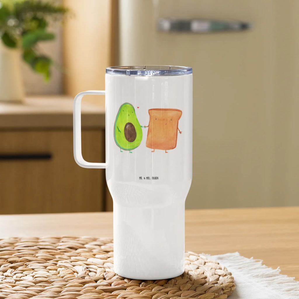 XXL Thermobecher Avocado Toast Autobecher, Großer Thermobecher, Thermobecher, Jumbo Becher, XL Thermobecher, XL Reisetasse, Reisebecher, Avocado, Veggie, Vegan, Gesund, Toast, Freundin, Freund, Hochzeit, Jahrestag, Hochzeitsgeschenk, Jahrestagsgeschenk, Toastbrot, Verlobt, Liebespaar, Verlobungsparty, Pärchen