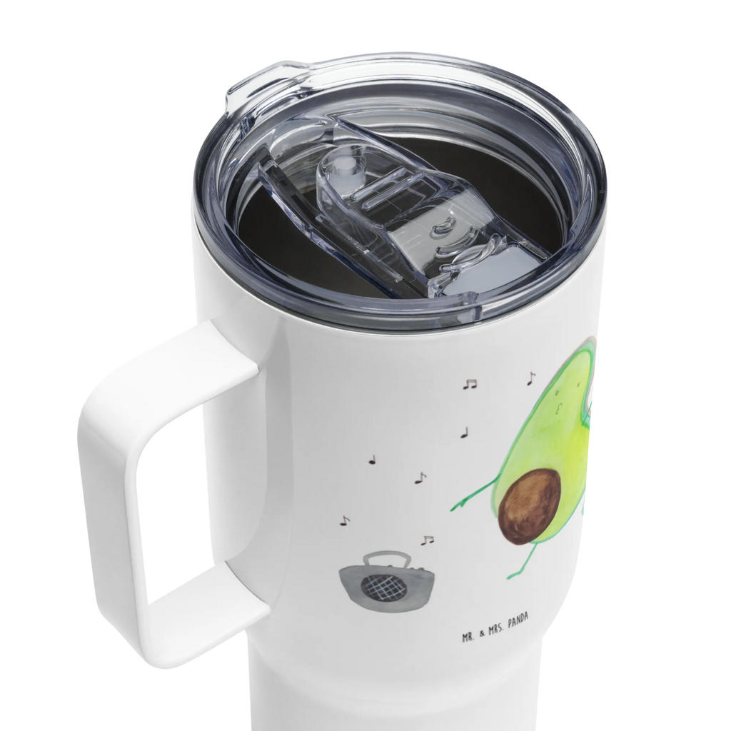 XXL thermal mug avocado Dance Reisebecher, XL Reisetasse, Autobecher, Jumbo Becher, Thermobecher, Großer Thermobecher, XL Thermobecher, Avocado, Veggie, Vegan, Gesund