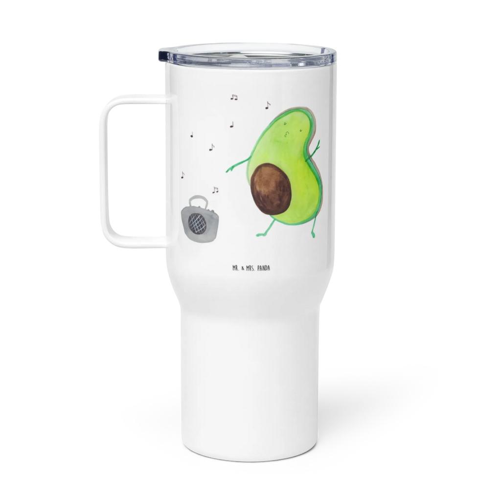 XXL thermal mug avocado Dance Reisebecher, XL Reisetasse, Autobecher, Jumbo Becher, Thermobecher, Großer Thermobecher, XL Thermobecher, Avocado, Veggie, Vegan, Gesund