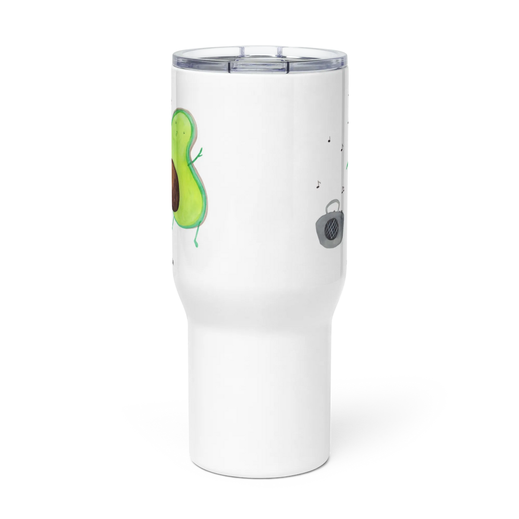 XXL thermal mug avocado Dance Reisebecher, XL Reisetasse, Autobecher, Jumbo Becher, Thermobecher, Großer Thermobecher, XL Thermobecher, Avocado, Veggie, Vegan, Gesund