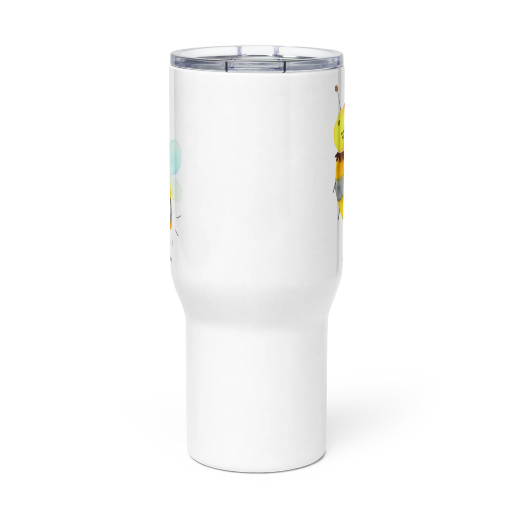 XXL thermal mug bee flower Großer Thermobecher, Jumbo Becher, Autobecher, XL Reisetasse, XL Thermobecher, Reisebecher, Biene, Wespe, Hummel