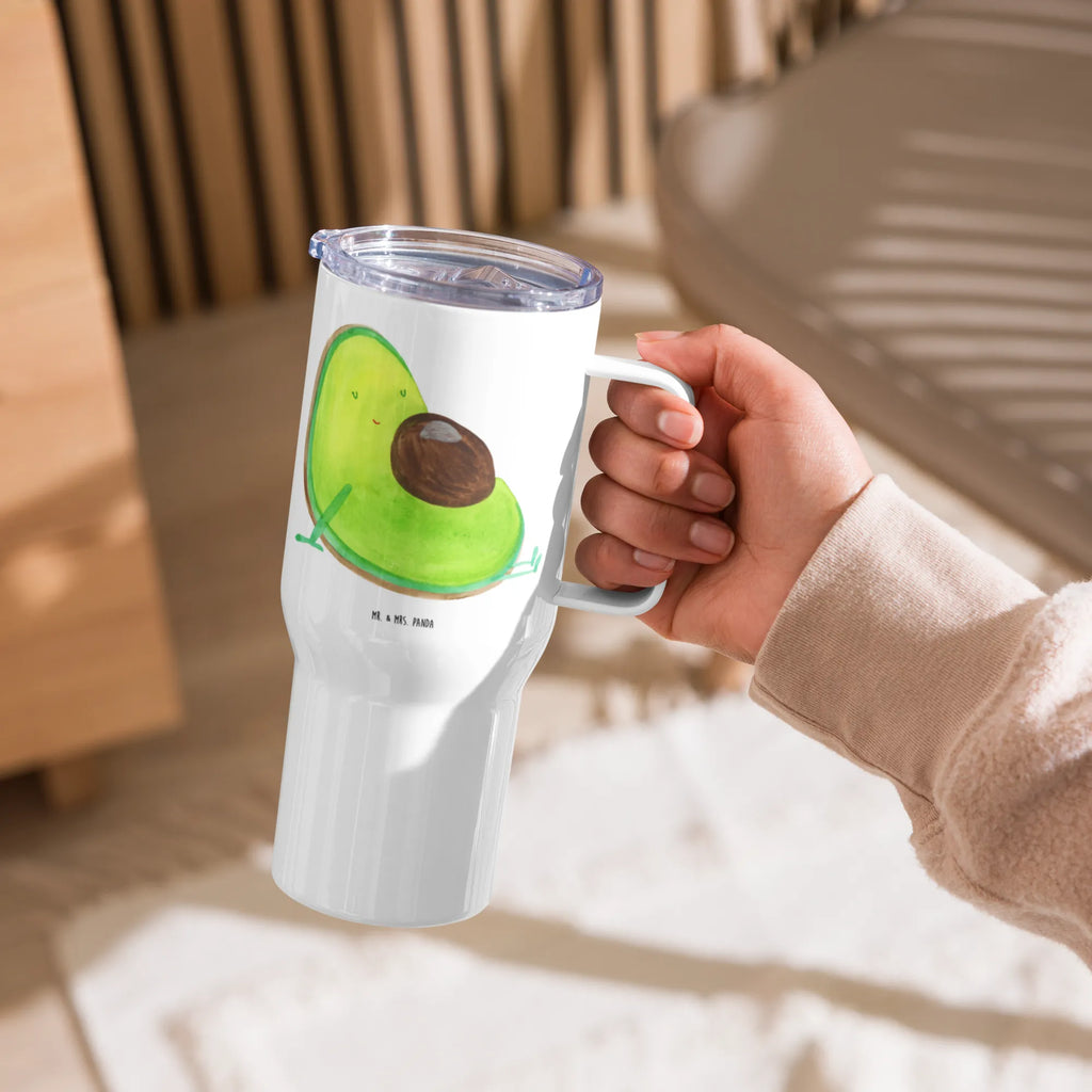 XXL Thermobecher Avocado Schwangerschaft Thermobecher, Reisebecher, Autobecher, Großer Thermobecher, XL Reisetasse, Jumbo Becher, XL Thermobecher, Avocado, Veggie, Vegan, Gesund, Babyshower, Babyparty, Schwangerschaft, schwanger