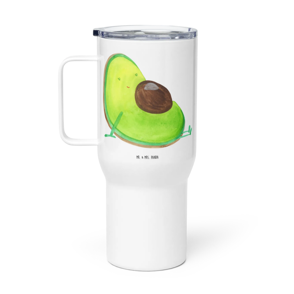 XXL Thermobecher Avocado Schwangerschaft Thermobecher, Reisebecher, Autobecher, Großer Thermobecher, XL Reisetasse, Jumbo Becher, XL Thermobecher, Avocado, Veggie, Vegan, Gesund, Babyshower, Babyparty, Schwangerschaft, schwanger