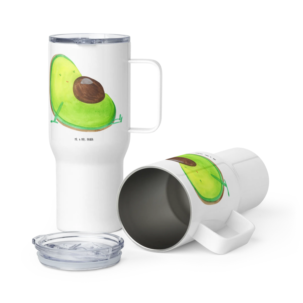 XXL Thermobecher Avocado Schwangerschaft Thermobecher, Reisebecher, Autobecher, Großer Thermobecher, XL Reisetasse, Jumbo Becher, XL Thermobecher, Avocado, Veggie, Vegan, Gesund, Babyshower, Babyparty, Schwangerschaft, schwanger