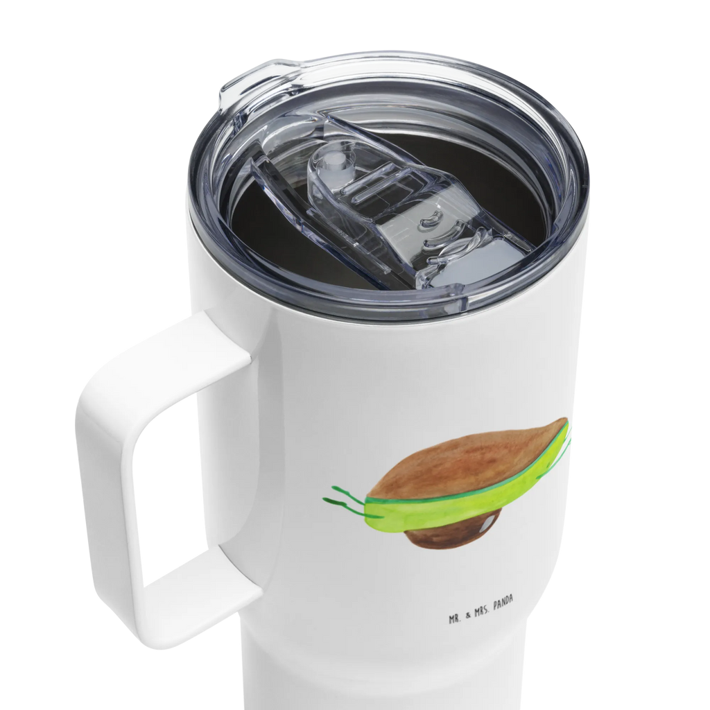 XXL thermal mug avocado yoga Autobecher, Jumbo Becher, XL Thermobecher, Großer Thermobecher, Thermobecher, Reisebecher, XL Reisetasse, Avocado, Veggie, Vegan, Gesund, Avocado Yoga Vegan