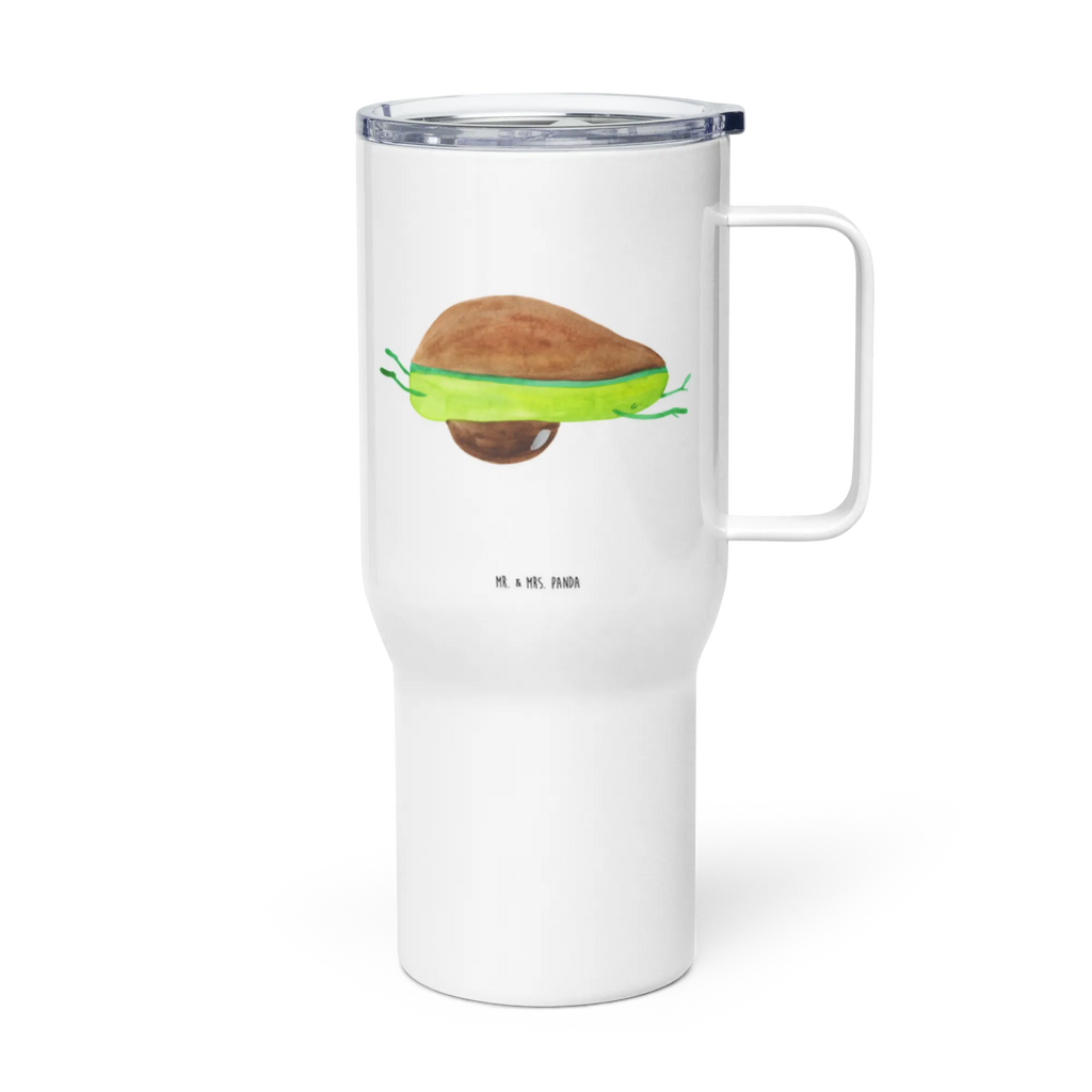 XXL thermal mug avocado yoga Autobecher, Jumbo Becher, XL Thermobecher, Großer Thermobecher, Thermobecher, Reisebecher, XL Reisetasse, Avocado, Veggie, Vegan, Gesund, Avocado Yoga Vegan