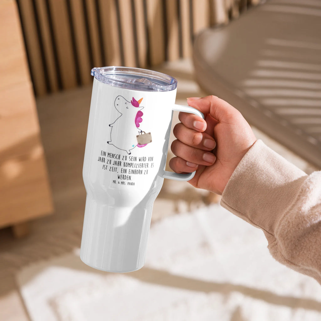 XXL thermal mug unicorn Suitcase Reisebecher, XL Thermobecher, Jumbo Becher, Thermobecher, XL Reisetasse, Autobecher, Großer Thermobecher, Einhorn, Einhörner, Einhorn Deko, Unicorn, Erwachsen, witzig, Verreisen, Gepäck, Koffer, Spaß, Abenteuer, Reise, unicorn, albern, lustig, Kind