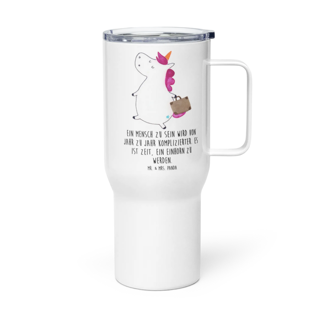 XXL thermal mug unicorn Suitcase Reisebecher, XL Thermobecher, Jumbo Becher, Thermobecher, XL Reisetasse, Autobecher, Großer Thermobecher, Einhorn, Einhörner, Einhorn Deko, Unicorn, Erwachsen, witzig, Verreisen, Gepäck, Koffer, Spaß, Abenteuer, Reise, unicorn, albern, lustig, Kind