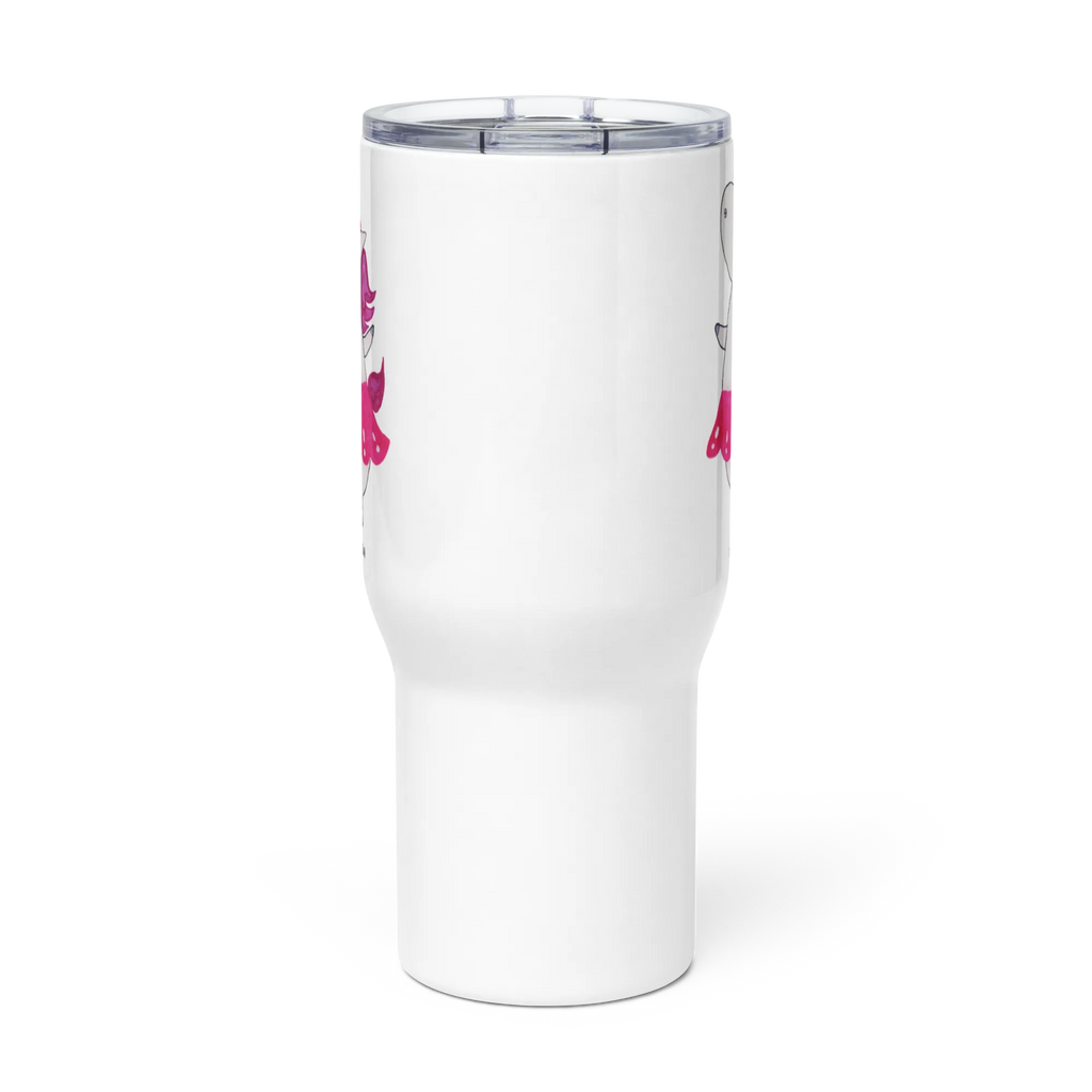 XXL Thermobecher Einhorn Ballerina XL Reisetasse, Jumbo Becher, Autobecher, Thermobecher, Reisebecher, XL Thermobecher, Großer Thermobecher, Einhorn, Einhörner, Einhorn Deko, Unicorn, Tänzerin, Lebenslust, Wohnung, Geburtstag, Lebensfreude, Spaß, Ballerina, Party, Tanzen, Feiern