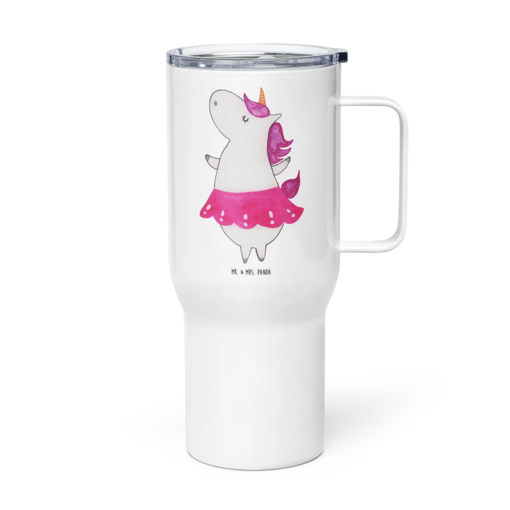 XXL Thermobecher Einhorn Ballerina XL Reisetasse, Jumbo Becher, Autobecher, Thermobecher, Reisebecher, XL Thermobecher, Großer Thermobecher, Einhorn, Einhörner, Einhorn Deko, Unicorn, Tänzerin, Lebenslust, Wohnung, Geburtstag, Lebensfreude, Spaß, Ballerina, Party, Tanzen, Feiern