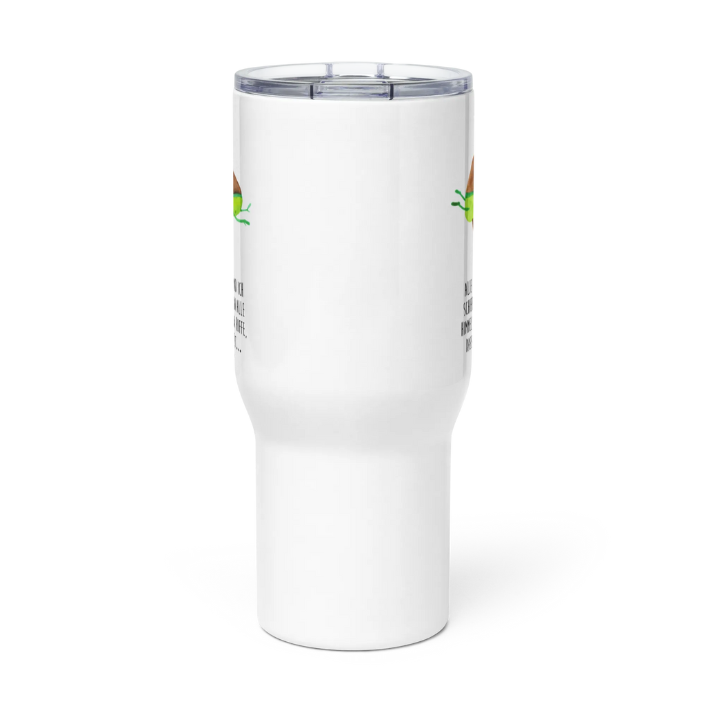 XXL thermal mug avocado yoga Autobecher, Jumbo Becher, XL Thermobecher, Großer Thermobecher, Thermobecher, Reisebecher, XL Reisetasse, Avocado, Veggie, Vegan, Gesund, Avocado Yoga Vegan