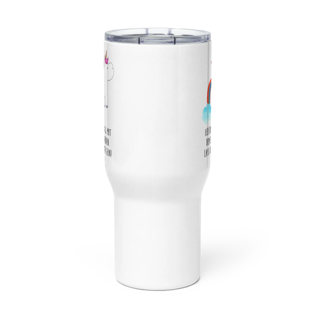 XXL Thermobecher Einhorn Pupsen Großer Thermobecher, Reisebecher, XL Reisetasse, XL Thermobecher, Jumbo Becher, Autobecher, Unicorn, Einhorn, Einhörner, Einhorn Deko, Erwachsenwerden, Lustig, Regenbogen, Pups, Glitzer, Einhornpower, Spaß, Freundin