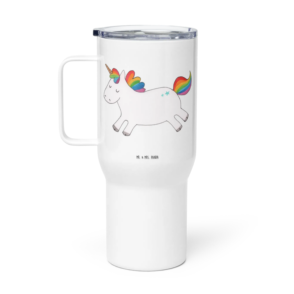 XXL thermal mug unicorn happy Großer Thermobecher, XL Thermobecher, Autobecher, XL Reisetasse, Jumbo Becher, Reisebecher, Thermobecher, Einhorn, Einhörner, Einhorn Deko, Unicorn, Freude, fröhlich, spannend, Lächeln, Spaß, witzig, Lebensfreude, Lachen, glücklich